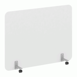 Перегородка на металлических опорах, на роликах