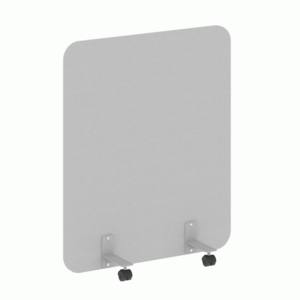 Перегородки на металлических опорах на фетровых подпятниках