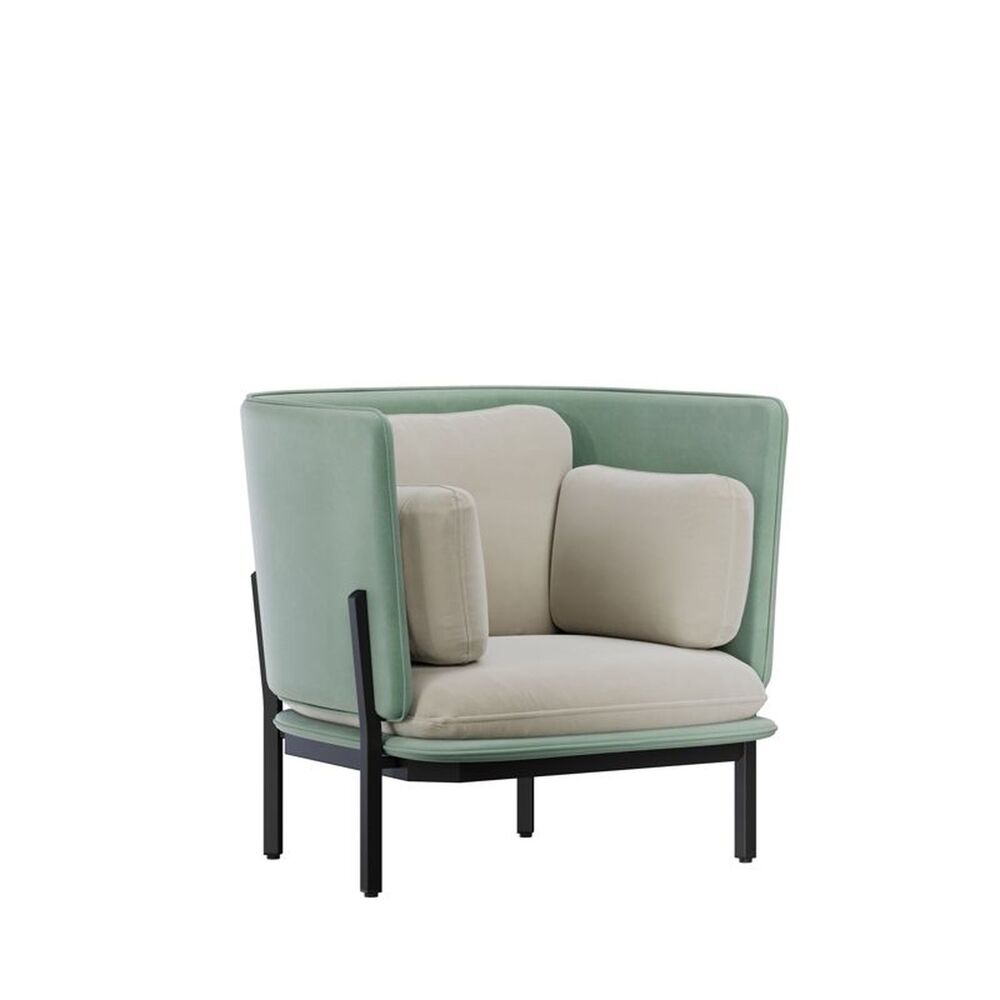 Диван одноместный с низкой спинкой