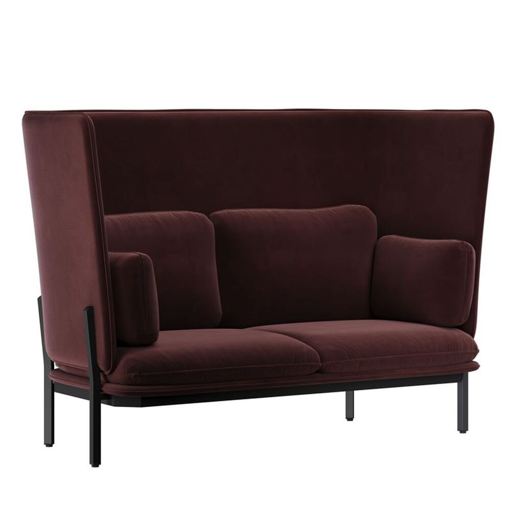 Диван двухместный с высокой спинкой