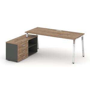 Style Project Direct Lux Стол письменный с греденцией левой