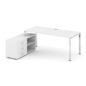 Style Project Direct Lux Стол письменный с греденцией левой