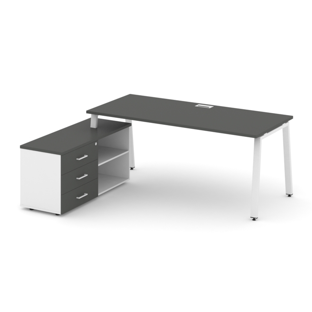 Style Project Direct Стол письменный с греденцией левой