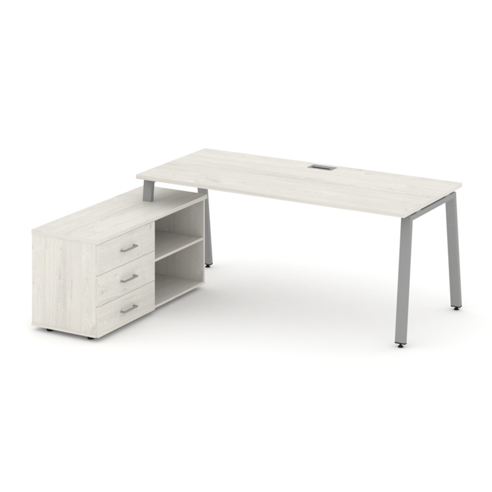 Style Project Direct Стол письменный с греденцией левой