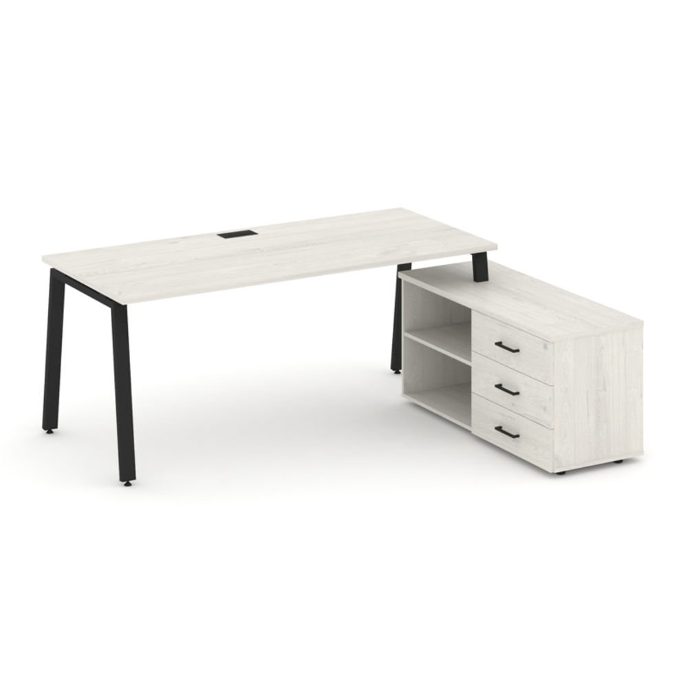 Style Project Direct Стол письменный с греденцией правой