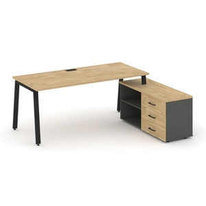 Style Project Direct Стол письменный с греденцией правой