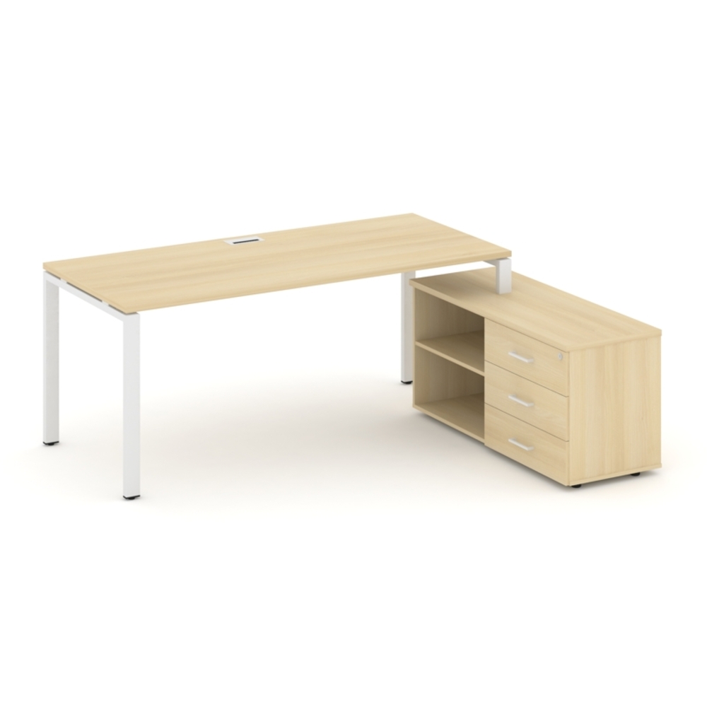 Style Project Direct Стол письменный с греденцией правой