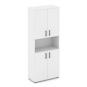 Шкаф высокий широкий (4 низких фасада ЛДСП)