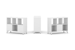 Набор стеллажа двухстороннего, 2 яруса