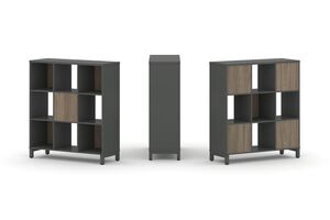 Набор стеллажа двухстороннего, 3 яруса