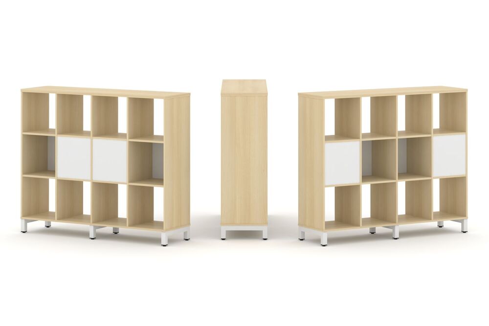 Набор стеллажа двухстороннего, 3 яруса