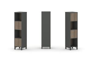 Набор стеллажа двухстороннего, 4 яруса