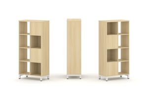 Набор стеллажа двухстороннего, 4 яруса