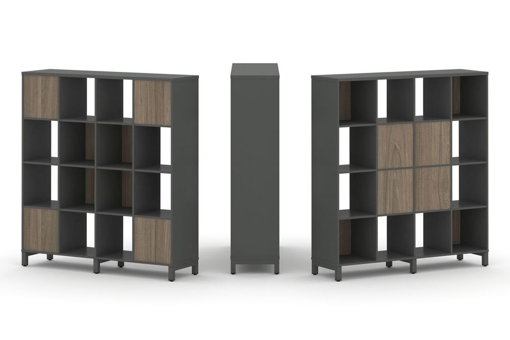 Набор стеллажа двухстороннего, 4 яруса