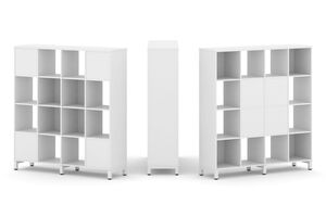 Набор стеллажа двухстороннего, 4 яруса