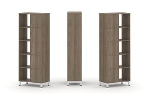 Набор стеллажа двухстороннего, 5 ярусов