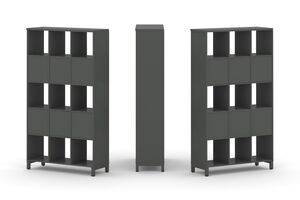 Набор стеллажа двухстороннего, 5 ярусов