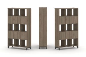 Набор стеллажа двухстороннего, 5 ярусов