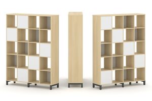 Набор стеллажа двухстороннего, 5 ярусов