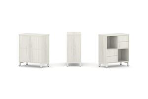 Набор стеллажа одностороннего, 2 яруса