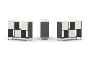 Набор стеллажа одностороннего, 2 яруса