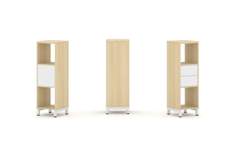 Набор стеллажа одностороннего, 3 яруса