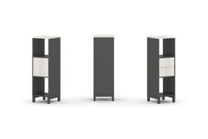 Набор стеллажа одностороннего, 3 яруса