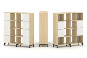 Набор стеллажа одностороннего, 4 яруса