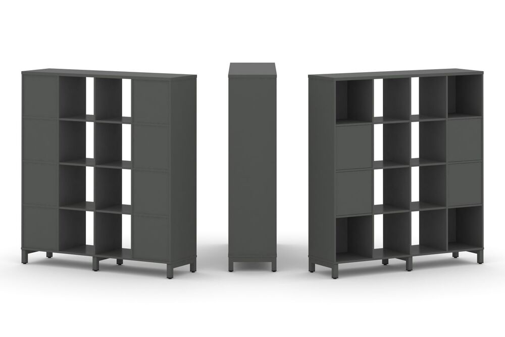 Набор стеллажа одностороннего, 4 яруса