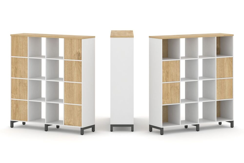 Набор стеллажа одностороннего, 4 яруса