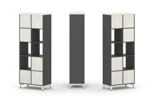 Набор стеллажа одностороннего, 5 ярусов