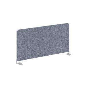 Настольный экран боковой (тканевый с алюминиевым кантом двойной)