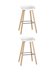 Стул барный LIBRA SOFT БЕЛЫЙ 2 шт