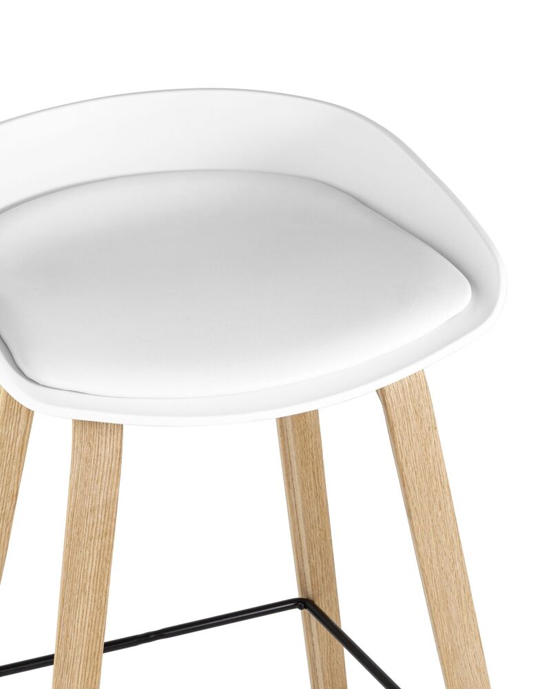 Стул барный LIBRA SOFT БЕЛЫЙ 2 шт