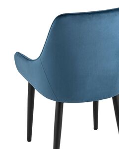 Стул Диана велюр сине-зеленый 4 шт