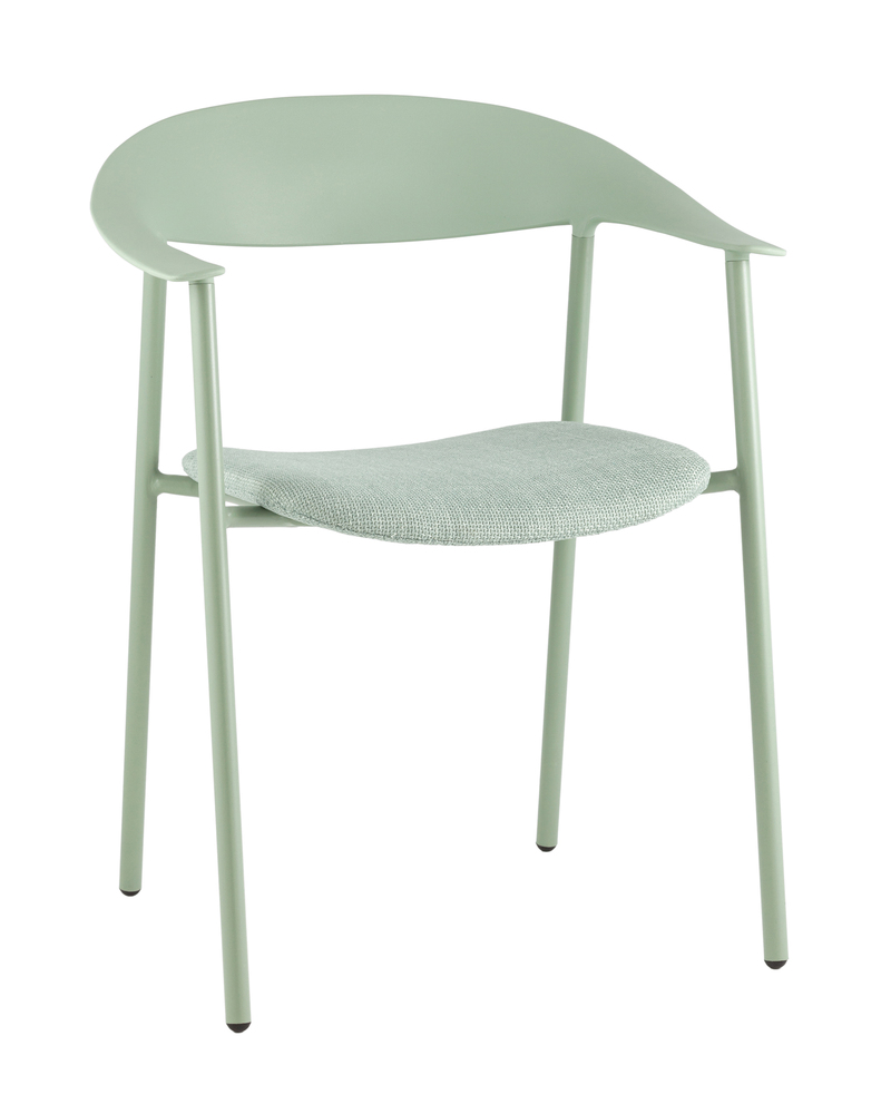 Стул пластик с подушкой