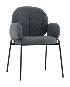 Стул с подлокотниками букле