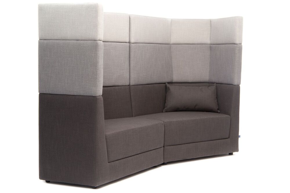 Модульный диван двухместный h.1380 с высокой спинкой