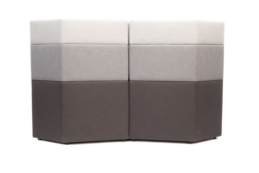 Модульный диван двухместный h.1380 с высокой спинкой