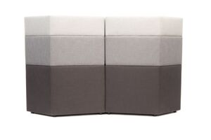 Модульный диван двухместный h.1380 с высокой спинкой