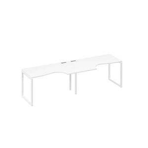 Рабочая станция столы Классика на каркасе QUATTRO (2х140)