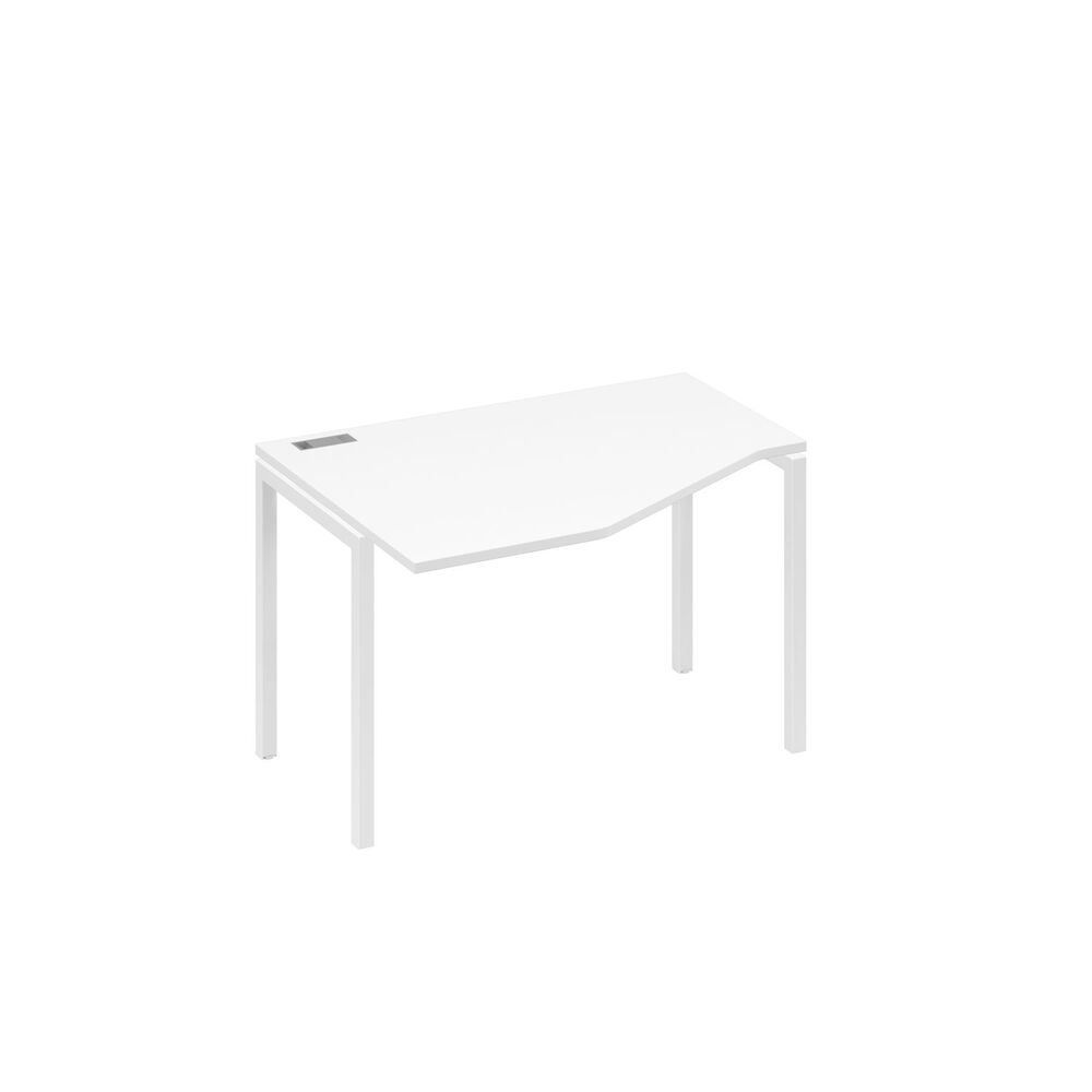 Стол эргономичный левый "Техно" на металлокаркасе DUE