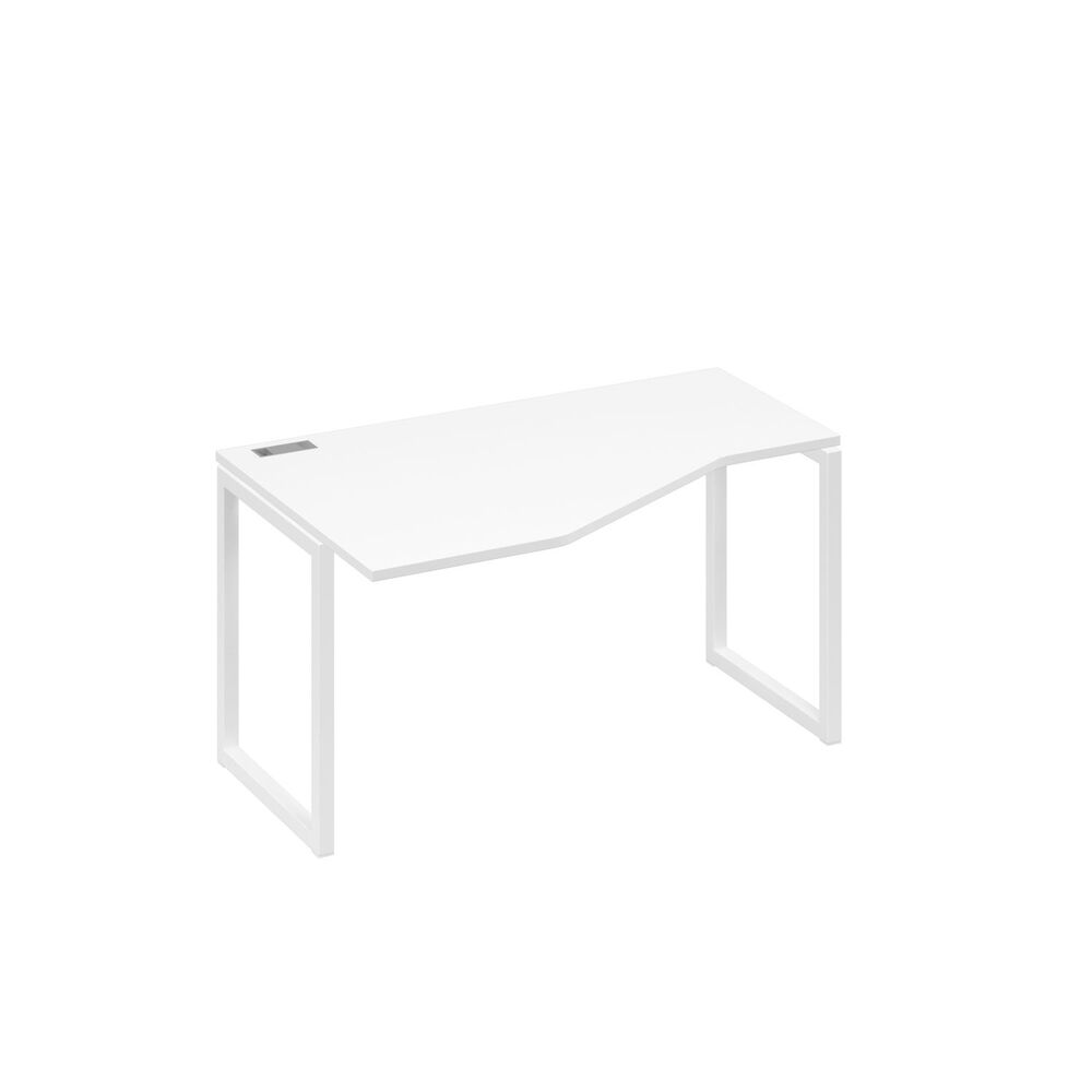 Стол эргономичный левый "Техно" на металлокаркасе QUATTRO