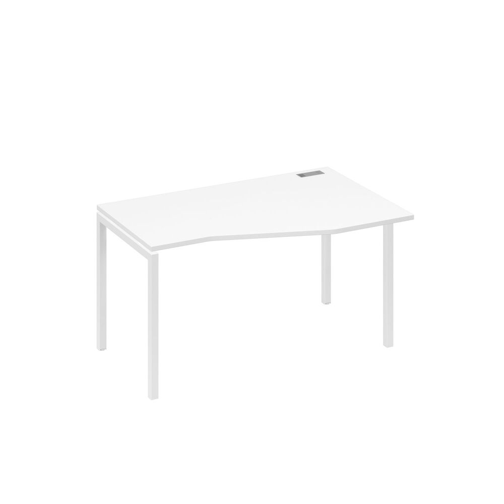 Стол эргономичный правый "Техно" на металлокаркасе DUE