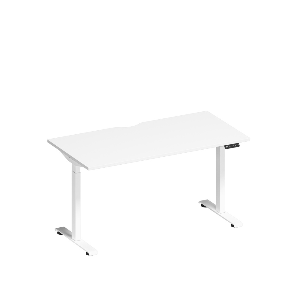 Стол письменный на электроприводе с вырезом