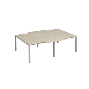 Рабочая станция эргономичные столы на каркасе КФ (4х120)