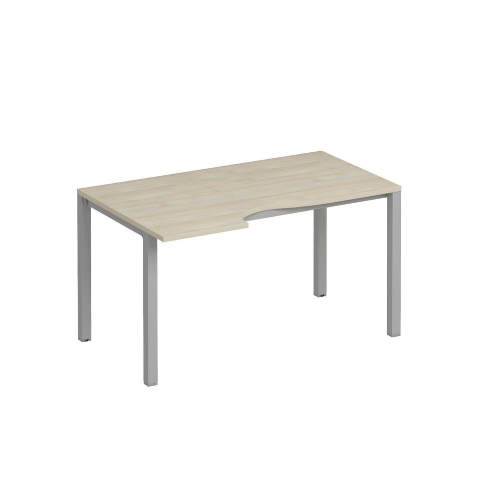 Стол эргономичный левый на металлокаркасе КФ