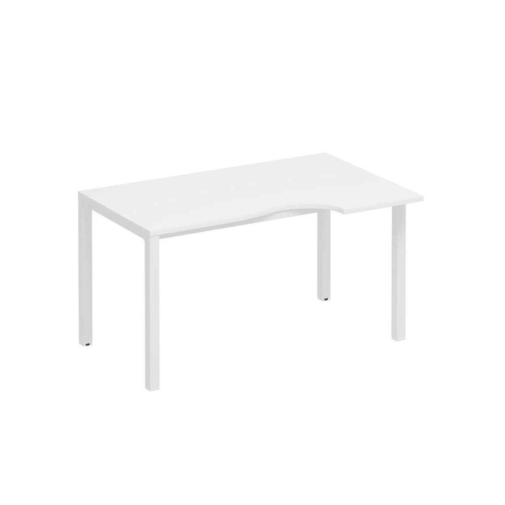 Стол эргономичный правый на металлокаркасе КФ