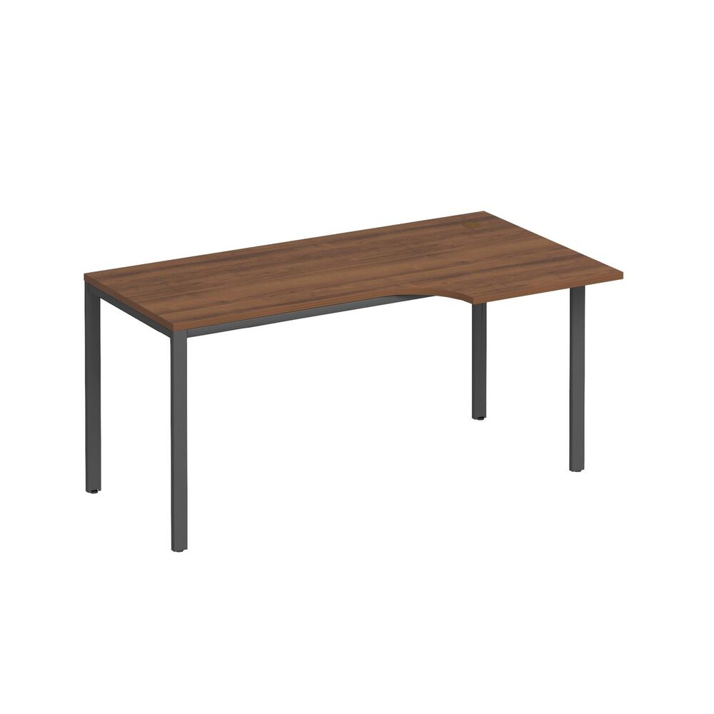 Стол эргономичный правый на металлокаркасе МП2