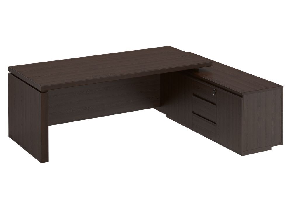 Стол руководителя на опорной тумбе